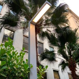 Poste Girafa em Led Iluminação Decorativa