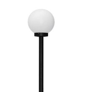 Poste de Ferro Decorativo com Globo