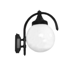 Arandela Curva com globo
