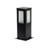 Balizador para jardim 4 faces retangular em alumínio led